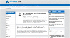 Desktop Screenshot of latestgovtjobs.net.in